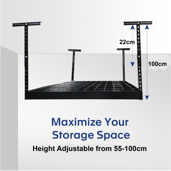 Overhead Storage Rack Height Dimensions